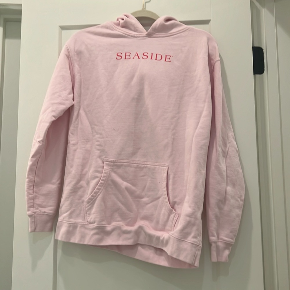 girls pink seaside hoodie